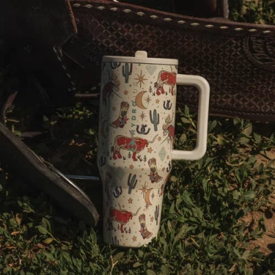 Hydrojug Rodeo Print 32 oz Insulated Mug In Multi