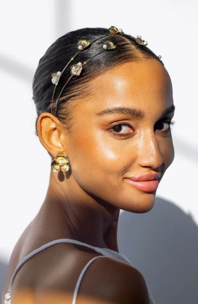 Epona Valley Double Venus Headband In Gold