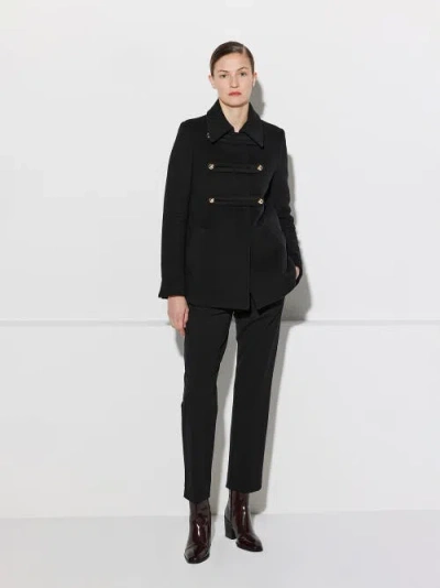 Callas Milano Clara Double-face Virgin Wool In Black