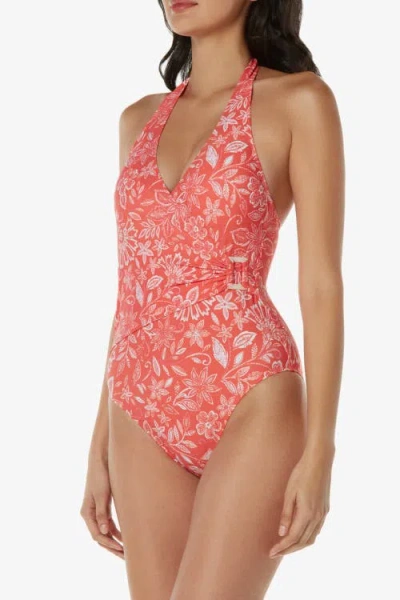 Helen Jon Tortoise Wrap One-piece In Multi