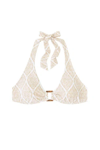 Helen Jon Halter Top Bikini In Neutral