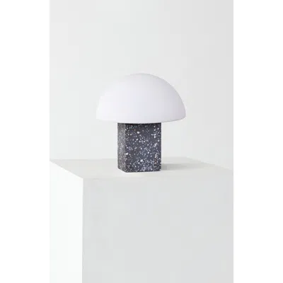 Brightech Gavin 10" Modern Speckled Concrete Led Desk Lamp In Gray