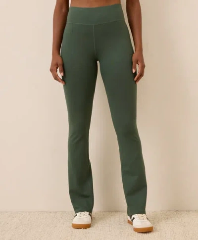 Pact On The Go-to Bootcut Legging In Green