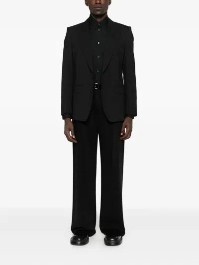 Dsquared2 Logo-detail Cotton Shirt In Black