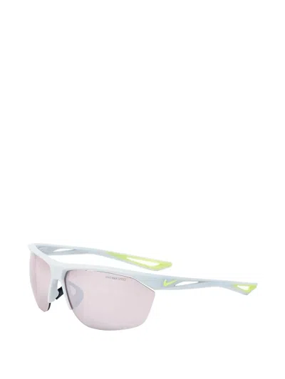 Nike Shield-frame Sunglasses In White