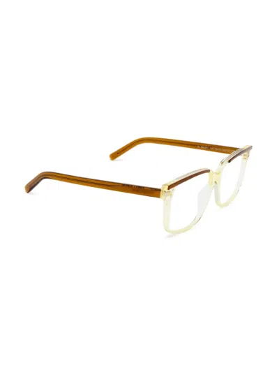 Saint Laurent Wayfarer-frame Glasses In Transparent