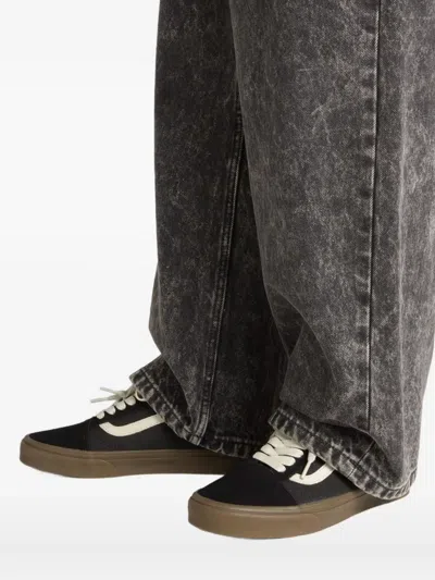 Vans Black Polyester Sneaker In Black