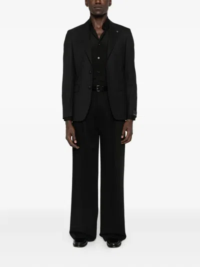 Tagliatore Two-button Blazer In Black