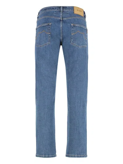 Moorer Silone Regular Fit Jeans In Blue