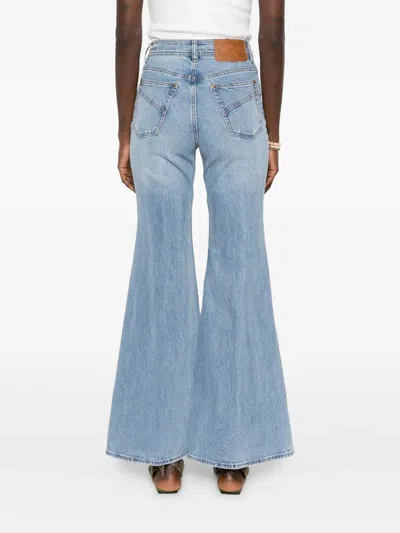 Zimmermann Denim Flared Jeans In Blue