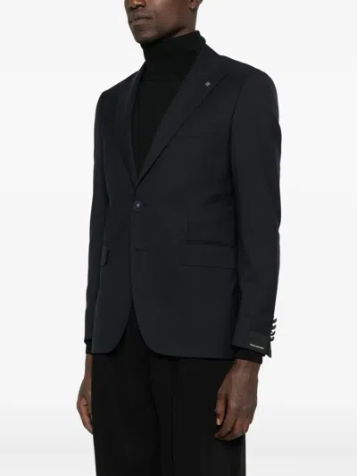Tagliatore Two-button Blazer In Blue
