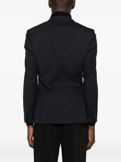 Tagliatore Two-button Blazer In Blue