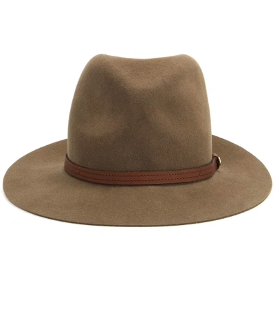 Shop Rag & Bone Floppy Brim Wool Fedora In Pecae