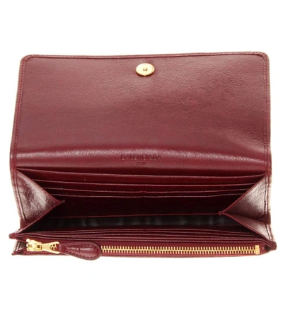 Shop Balenciaga Giant Money Leather Wallet