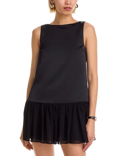 French Connection Marina Mini Dress In Black