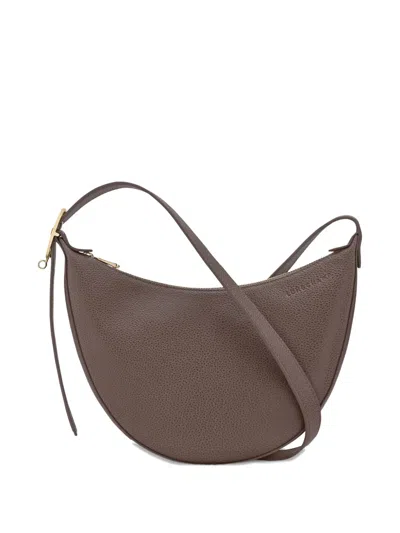 Longchamp Le Foulonné Cross Body Bag In Brown