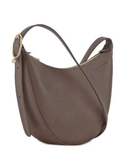 Longchamp Le Foulonné Cross Body Bag In Brown
