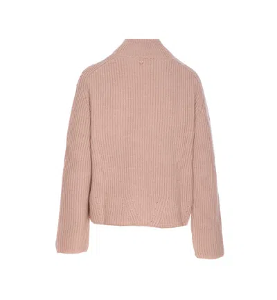 Liu •jo Ami Paris Mustard Wool Cardigan In Gold