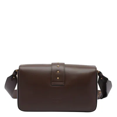 Pinko Love Bag Medium Slouchy Shoulder Bag In Brown