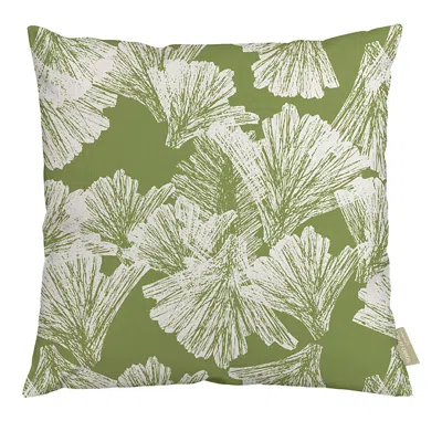 Noho Home Ophi Leaf Decorative Pillow, 20 X 20 In Green