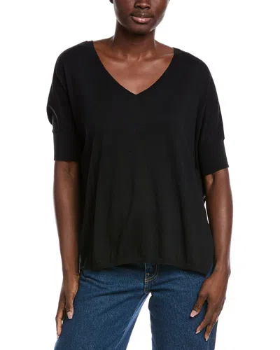 Minnie Rose Pow Pow Cashmere-blend Sweater In Black