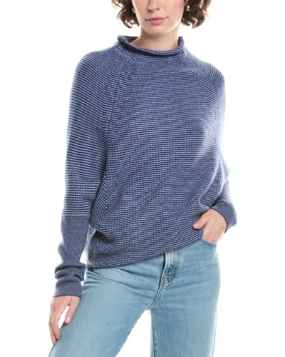Incashmere Dolman Wool & Cashmere-blend Sweater In Blue