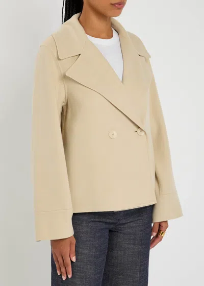 Joseph Rollet Wool And Cashmere-blend Trench Coat In Brown