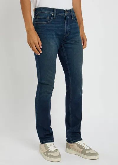 Paige Federal Slim Straight-leg Denim Jeans In Blue