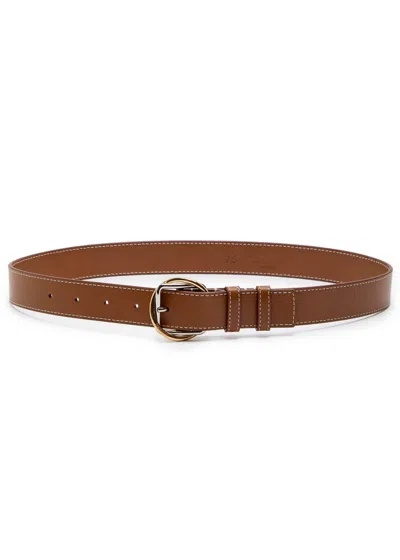 Jacquemus Le Ceinture Salon Leather Belt In Brown