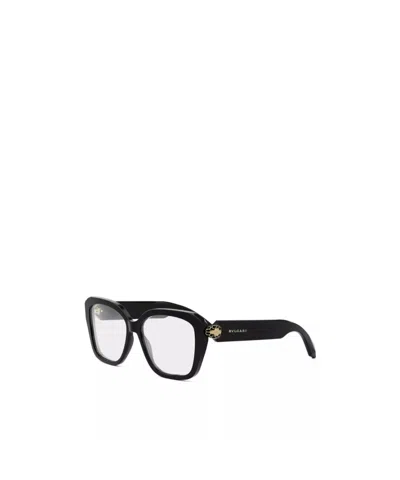 Bvlgari Geometric Frame Plain Mirror In Black