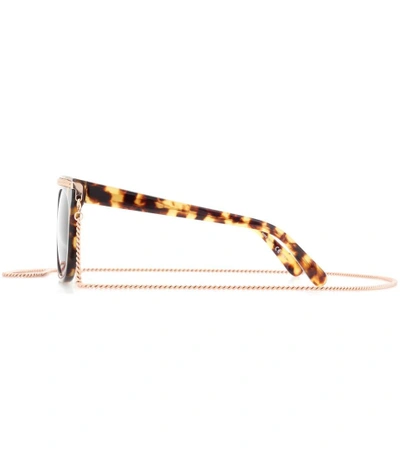 Shop Stella Mccartney Falabella Chain Sunglasses