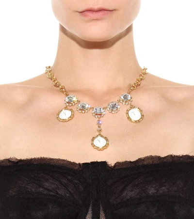 Shop Dolce & Gabbana Crystal-embellished Necklace