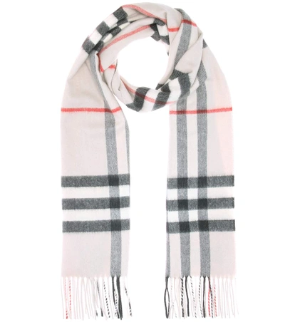 Shop Burberry Printed Cashmere Scarf In Multicoloured