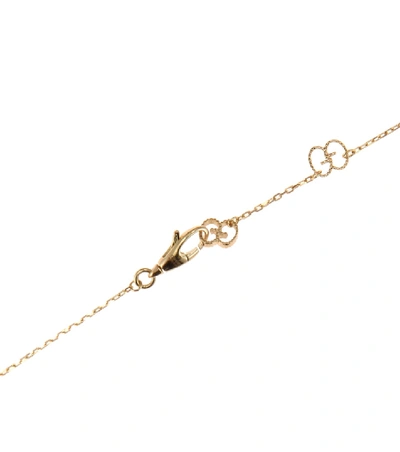 Shop Gucci L'aveugle Par Amour 18kt Yellow Gold Necklace