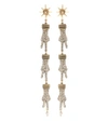 GUCCI CRYSTAL-EMBELLISHED HAND EARRINGS