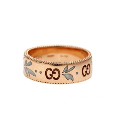 Gucci Icon Ring In 18kt Rose Gold
