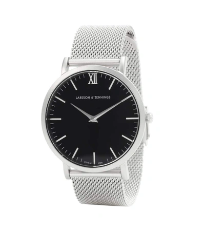 Larsson & Jennings 'lugano 40mm' Watch In Silver