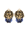 GUCCI CRYSTAL-EMBELLISHED CLIP-ON EARRINGS,P00203224