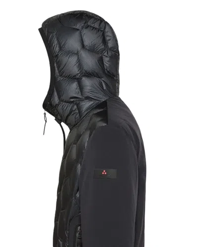 Peuterey Koons Kj Bmat Bomber Jacket Blue Graphite In Black