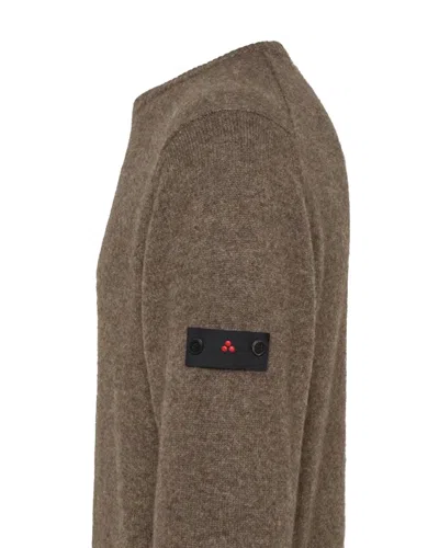 Peuterey Gediz 02 Iron Jersey In Brown