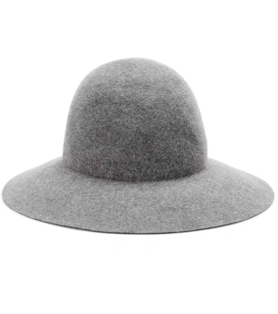Lanvin Rabbit Felt Hat In Grey
