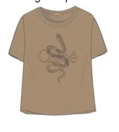 Chloé Chloè Kids T Shirts And Polos In Neutral