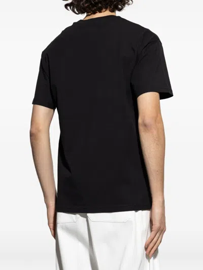 Givenchy Black T-shirt With Maxi Logo On The Front In Cotton Man