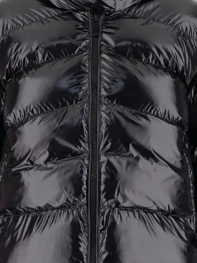 Pinko Doudoune Caban En Nylon Cristal In Black