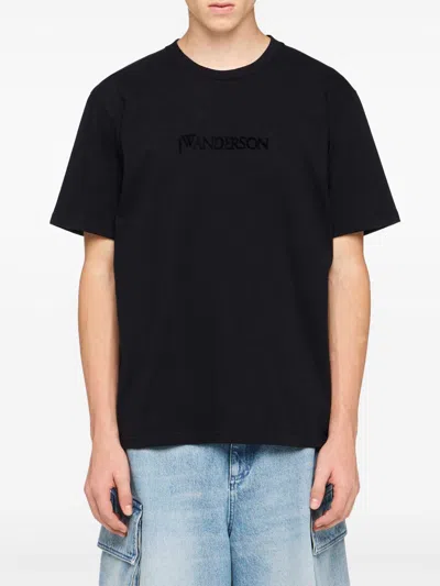 Jw Anderson J.w.anderson T Shirts And Polos Black In Black