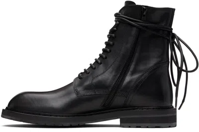 Ann Demeulemeester Danny Leather Ankle Boots In Black
