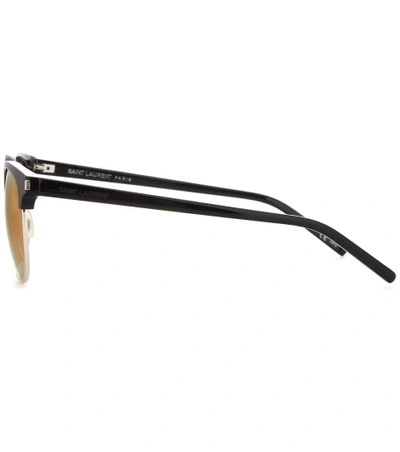 Shop Saint Laurent Sl 108 Surf 52 Mirrored Sunglasses In Llack