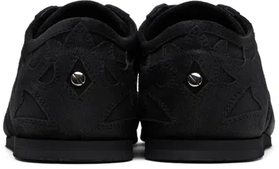 Ann Demeulemeester Milton Low-top Boxing Sneakers In Black