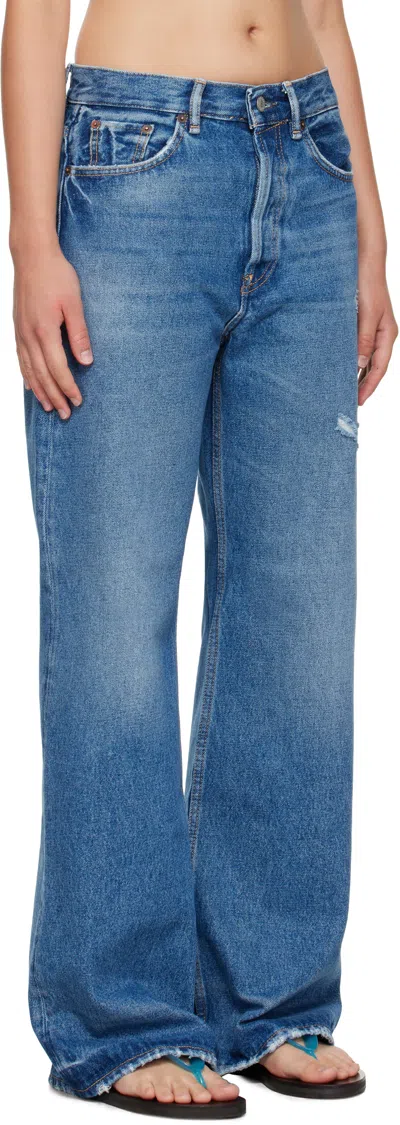 Acne Studios Regular Fit Jeans 2022 In Blue