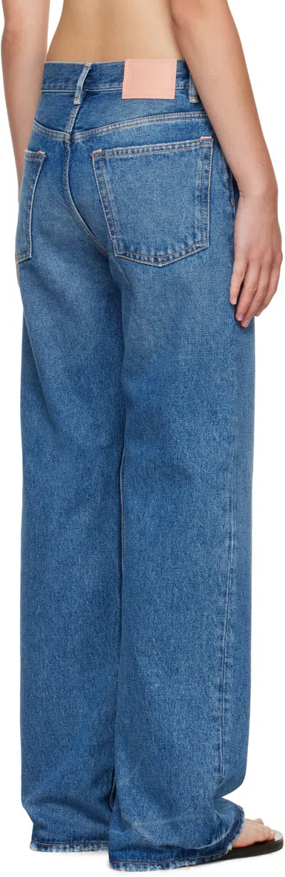 Acne Studios Regular Fit Jeans 2022 In Blue